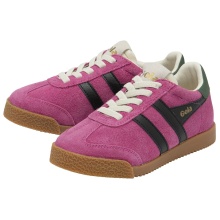 Gola Sneaker Elan 2025 (suede, lace-up) fuchsia pink/black/evergreen children