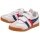 Gola Harrier 2025 Sneakers (Leather, Velcro) white/navy blue/red Children