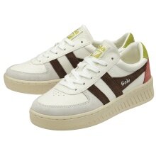 Gola Sneaker Grandslam Trident 2025 white/dark brown/moss green ladies