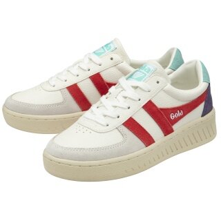 Gola Sneaker Grandslam Trident 2025 white/coral/mint green ladies