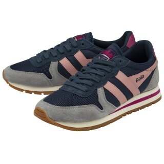 Gola Sneaker Daytona 2025 navy blue/cement grey/coral pink ladies