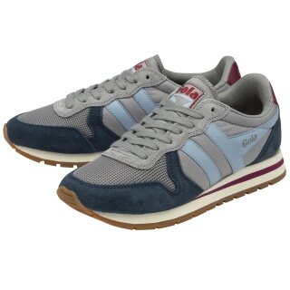 Gola Sneaker Daytona 2025 cement grey/navy blue/sky blue ladies