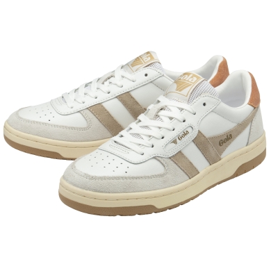 Gola Sneaker Hawk 2025 white/light brown/terracotta red ladies