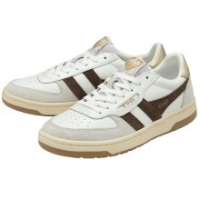 Gola Sneaker Hawk 2025 white/dark brown/gold ladies