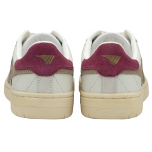Gola Falcon Leather Sneakers 2025 white/brown/cherry red ladies