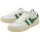 Gola Falcon Leather Sneakers 2025 white/emerald green/dark brown ladies