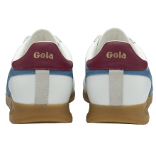Gola Sneaker Torpedo Leather 2025 white/light blue/cherry red ladies
