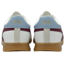 Gola Sneaker Torpedo Leather 2025 white/cherry red/sky blue ladies