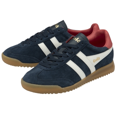 Gola Sneaker Torpedo (Suede) 2025 navy blue/off white/coral red ladies