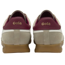 Gola Sneaker Torpedo (Suede) 2025 light brown/off-white/cherry red ladies