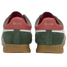 Gola Sneaker Torpedo (Suede) 2025 evergreen/off-white/coral red ladies