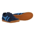 Gola Harrier Suede Leather Sneakers 2025 navy blue/light blue men's
