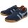 Gola Harrier Suede Leather Sneakers 2026 navy blue/light blue/orange men's