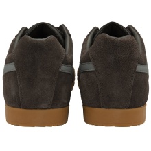 Gola Harrier Suede Leather Sneakers 2025 mocha brown/cement grey men's