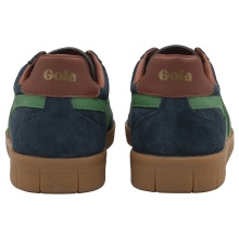 Gola Sneaker Hurricane Suede 2025 navy blue/emerald green/rust red men's