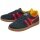 Gola Sneaker Hurricane Suede navy blue/red/sun yellow men's
