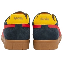 Gola Sneaker Hurricane Suede navy blue/red/sun yellow men's