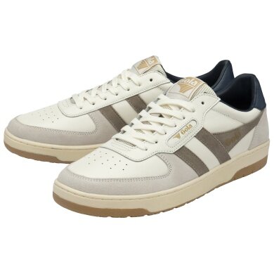 Gola Sneaker Hawk 2025 off white/brown/navy blue men's