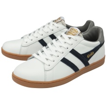 Gola Sneaker Equipe II Leather 2025 white/navy blue/cement grey men's