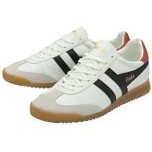 Gola Torpedo Leather Sneakers 2025 white/black/orange men's