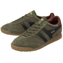 Gola Sneaker Torpedo Suede 2025 khaki green/black/rust red men's