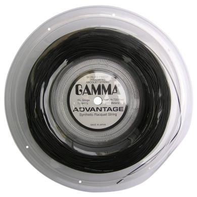 Gamma Tennis String Advantage Black 220m Reel