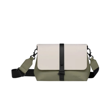Gaston Luga Splash Crossbody Bag (waterproof) - sage green/cream