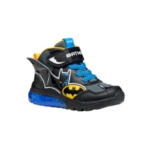 Geox Ciberdron Batman Sneakers - black/blue/yellow for toddler boys