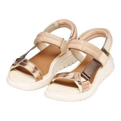 Geox Flextride Sandal beige/gold ladies