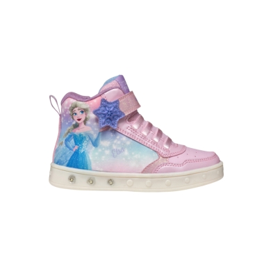 Geox Skylin Elsa Disney Frozen Sneakers - pink girls