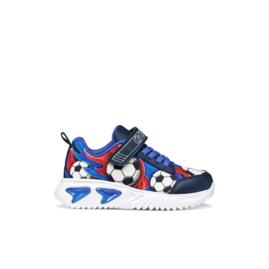 Geox Sneaker Assister Football Design Dark Blue/Colourful Toddler Boys