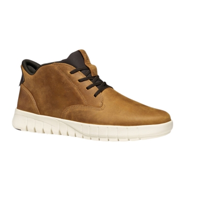 Geox Flextride Plus Mid Sneakers (Leather) brown men's