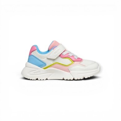 Geox Sneaker Loftus white/pink/blue girls