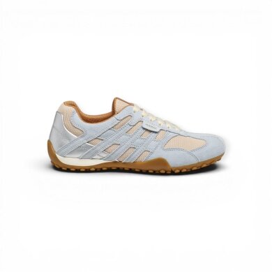 Geox Sneaker Snake Original (Mesh/Textile) light blue/brown ladies