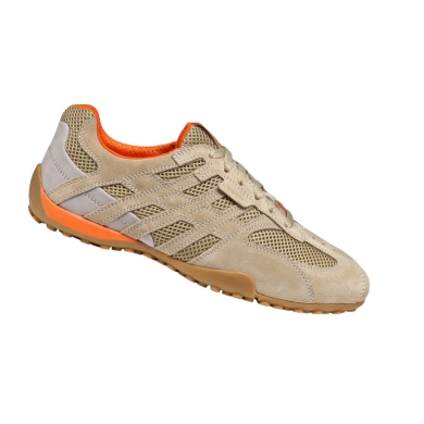 Geox Sneaker Snake Original A (Suede/Synthetic) sand brown Men's
