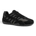 Geox Sneaker Snake Original A (suede/nubuck leather) black men's