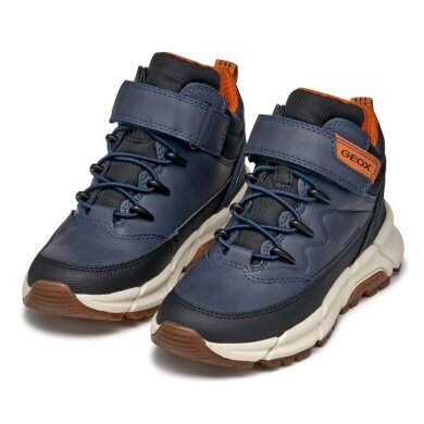Geox winter shoes Flexyper Plus B ABX G (synthetic/textile, waterproof) dark blue boys