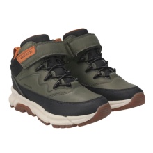 Geox winter shoes Flexyper Plus B ABX G (synthetic/textile, waterproof) dark green/black children/boys