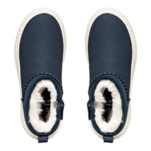 Geox Ankle Boot Laquinny A (Suede, warm lining) navy blue girls