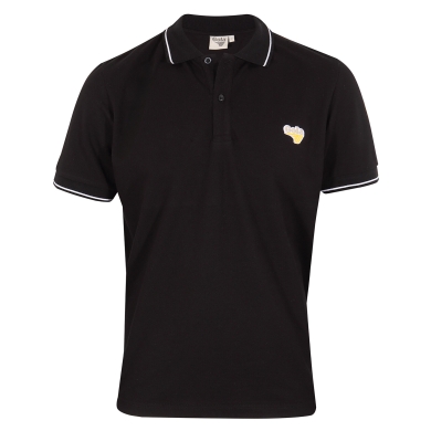 Gola Leisure Polo Logo Print (100% Cotton) black Men's