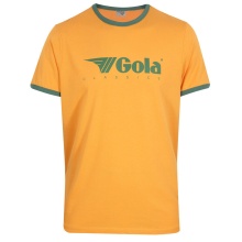 Gola Leisure T-shirt Logo Classics Print Ringer (Cotton) yellow Men's