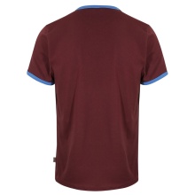 Gola Leisure T-shirt Logo Classics Print Ringer (Cotton) burgundy Men's