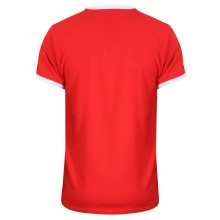 Gola Leisure T-shirt Logo Taped Ringer (100% Cotton) red Men's