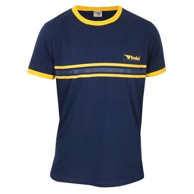 Gola Leisure T-shirt Stripe Logo (100% Cotton) navy blue Men's