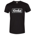 Gola Leisure T-shirt Text Box Print (100% Cotton) black Men's