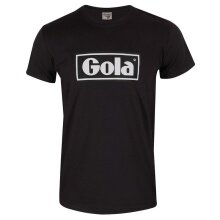 Gola Leisure T-shirt Text Box Print (100% Cotton) black Men's