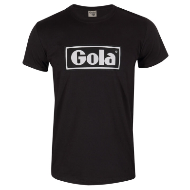 Gola Leisure T-shirt Text Box Print (100% Cotton) black Men's