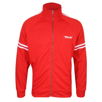 Gola Leisure Jacket Raglan Track Top Full Zip Red Men's