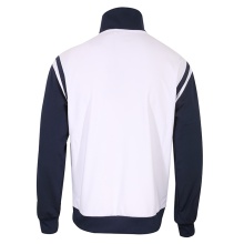 Gola Leisure Jacket Zipped Poly Tricot Colour Block Track Top (Polyester) white/navy blue Men's