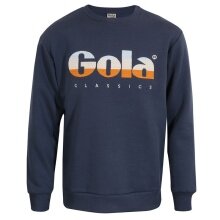 Gola Pullover Logo Print Sweatshirt navy blue Men's